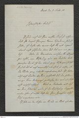 Nachlass Franz Steindachner, Brief von Gustav Schneider (senior) an Franz Steindachner (09.11.1882), Inv.Nr. 461.35, Seite 1